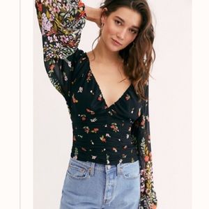 Free People final rose blouse